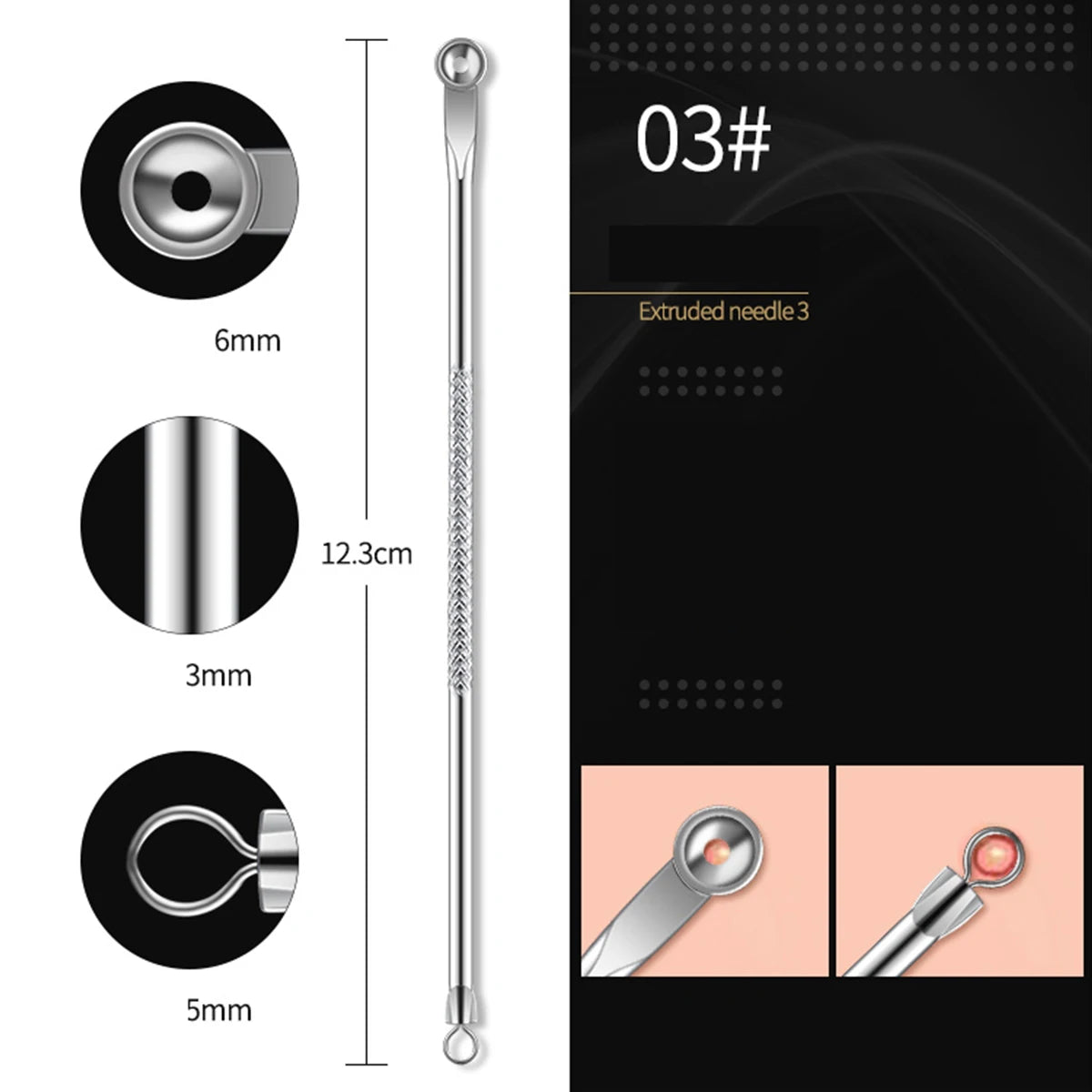 Acne Blackhead Remover Needle Hook