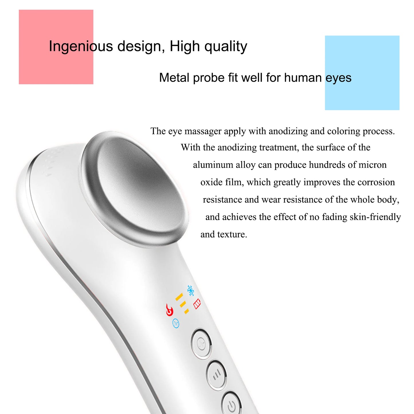 Heated Cold Eye Massager Wand