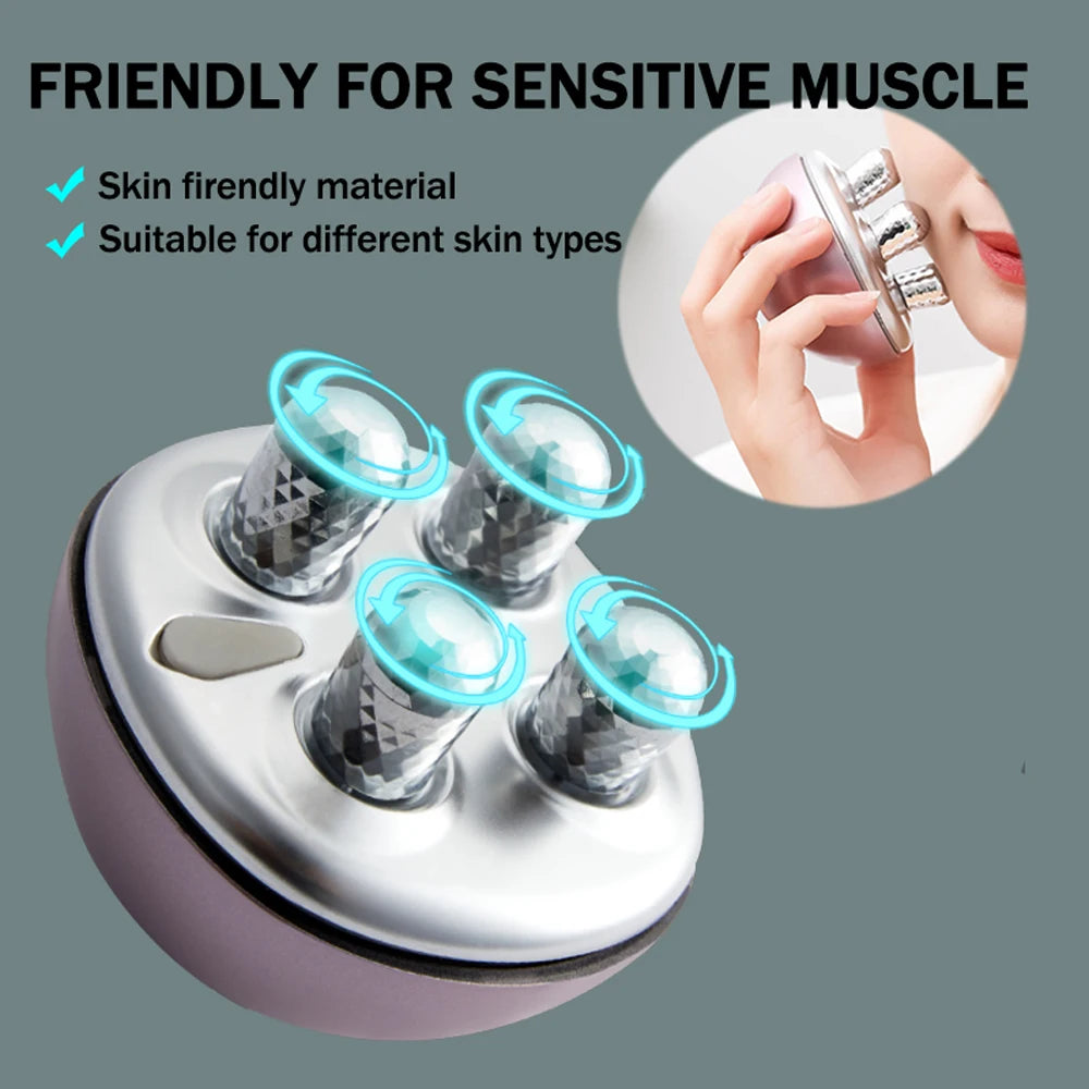 Face Wrinkle Removal EMS 4D Roller