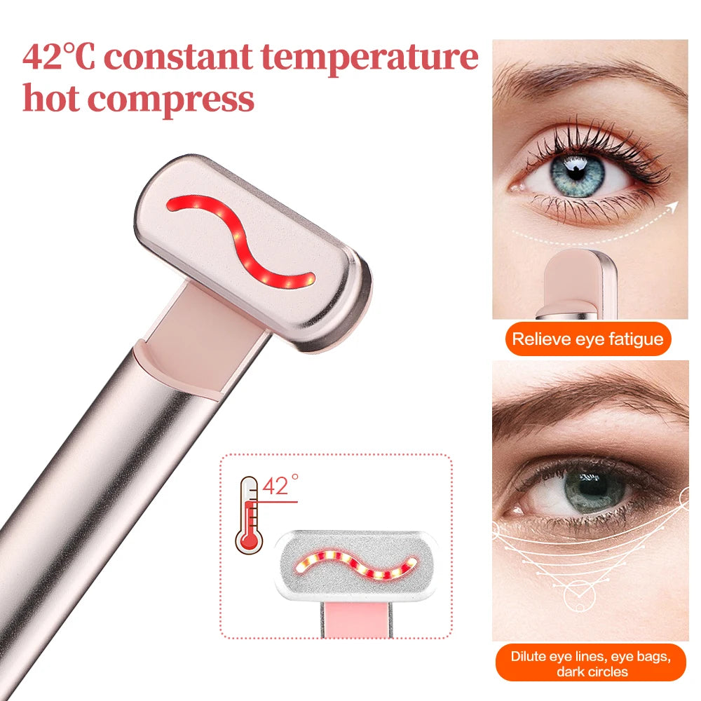 EMS Hot Compress Eye Massager Wand