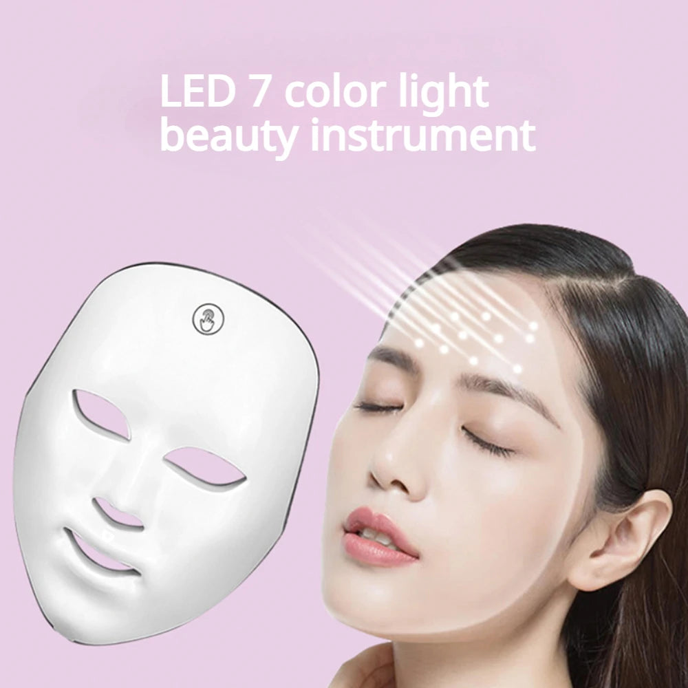 Rechargeable 7 Colours LED Mask