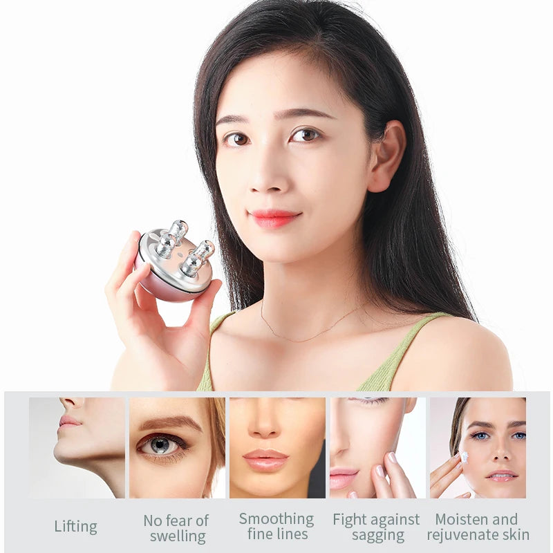 Face Wrinkle Removal EMS 4D Roller