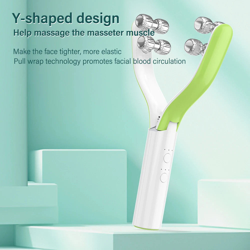 Electric Facial V-line Massager Roller