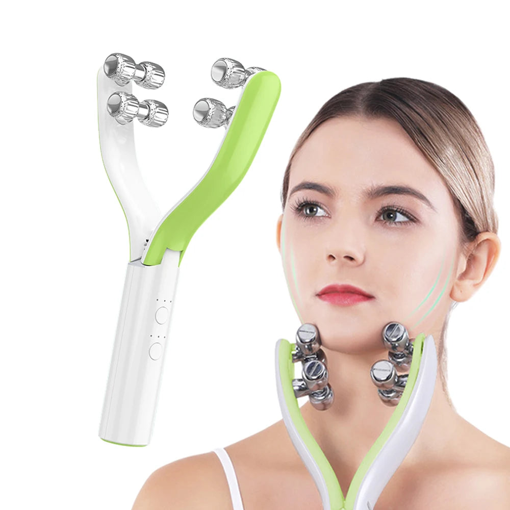 Electric Facial V-line Massager Roller